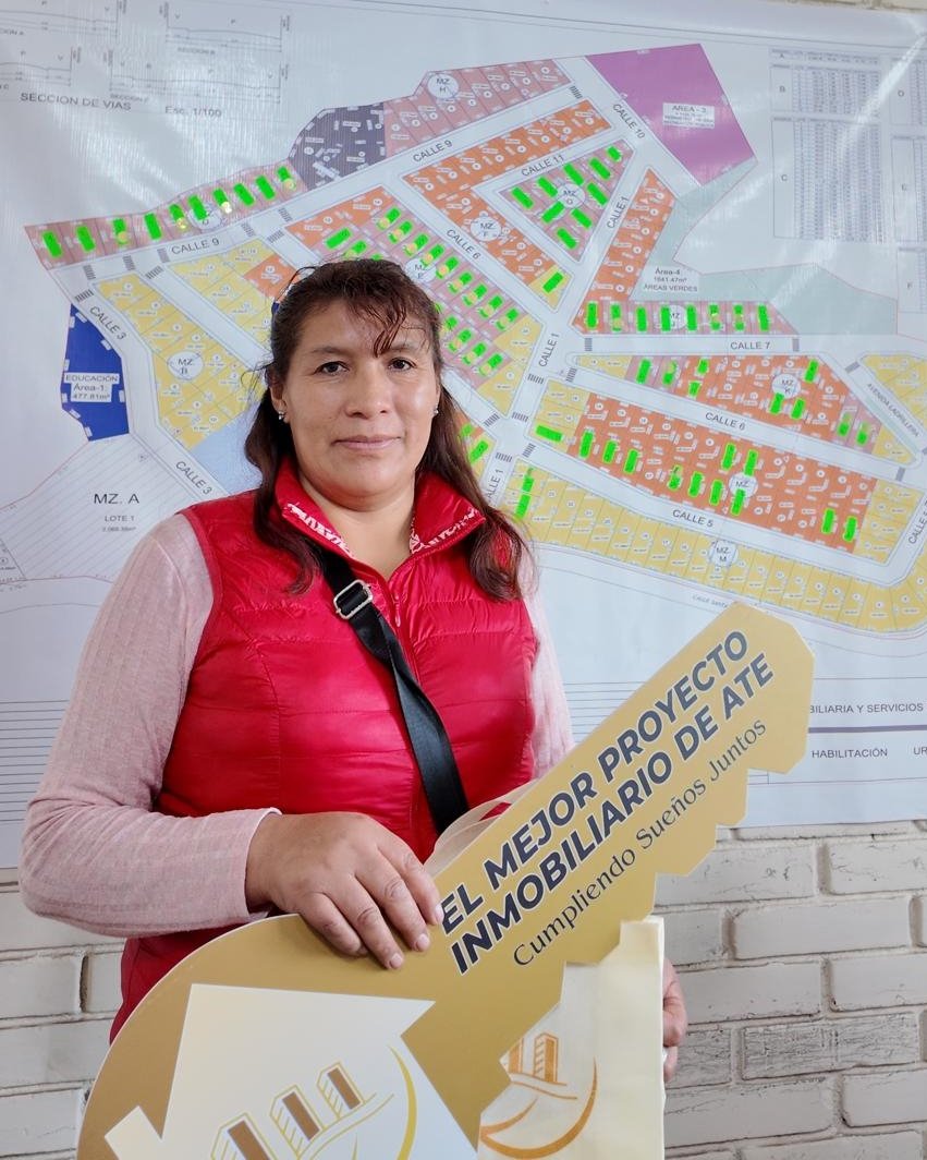 Familia beneficiaria en El Dorado